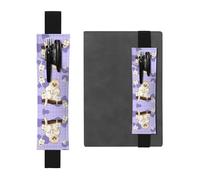 WXXWXD Cute golden monkey Printed elastic pencil holder - Back to school stationery, bookmark gifts for besties, children, and teachers