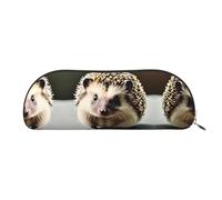 WXXWXD Cute hedgehog Portable pencil case convenient for carrying on the go ideal for office use