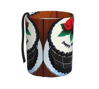 WXXWXD Delicious Cakes Printed Hanging car Trash can-Suitable for All Types of Cars, Keep The car Clean.