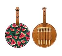 WXXWXD Dream Watermelon Printed Golf Tee Storage Bag - Portable Storage, Easily Organize Tees