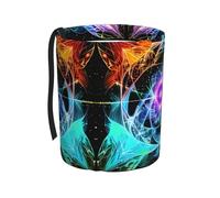 WXXWXD Eight Dimensional Space Printed Hanging car Trash can-Suitable for All Types of Cars, Keep The car Clean.