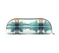 WXXWXD Fallen leaves on a tranquil lake Portable pencil case convenient for carrying on the go ideal for office use