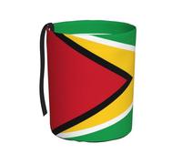 WXXWXD Flag of Guyana Printed Hanging car Trash can-Suitable for All Types of Cars, Keep The car Clean.
