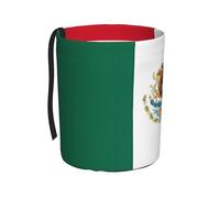 WXXWXD Flag of Mexico Printed Hanging car Trash can-Suitable for All Types of Cars, Keep The car Clean.