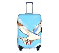 WXXWXD Flying Seagulls Printed luggage cover, double stitching all around, high elastic material, suitable for travel and business trip