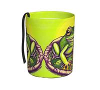 WXXWXD Frog in a Pond Printed Hanging car Trash can-Suitable for All Types of Cars, Keep The car Clean.
