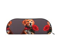 WXXWXD Gentleman-like dog Portable pencil case convenient for carrying on the go ideal for office use
