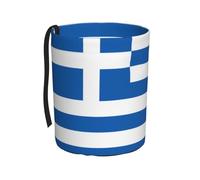 WXXWXD Greek Flag Printed Hanging car Trash can-Suitable for All Types of Cars, Keep The car Clean.