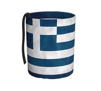 WXXWXD Greek Flag Printed Hanging car Trash can-Suitable for All Types of Cars, Keep The car Clean.