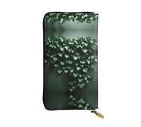 WXXWXD Green Creeper Printed Long Clutch Wallet: Lightweight, Durable, and Comfortable for Casual Coins and Cards