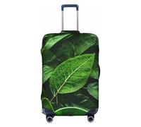 WXXWXD Green Leaf Nature Printed luggage cover, double stitching all around, high elastic material, suitable for travel and business trip