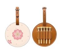 WXXWXD Little pink cherry blossoms Printed Golf Tee Storage Bag - Portable Storage, Easily Organize Tees