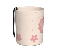 WXXWXD Little Pink Cherry Blossoms Printed Hanging car Trash can-Suitable for All Types of Cars, Keep The car Clean.