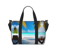 WXXWXD Maldives Holidays Printed women's crossbody handbag, suitable for work commuting/fitness/travel, fashionable and versatile shoulder bag