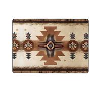 WXXWXD Native American Patterns Printed Floor Mat 80x58 Inch, Bedroom Bedside Blanket - Study Room Decorative Mat