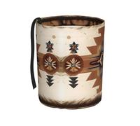WXXWXD Native American Patterns Printed Hanging car Trash can-Suitable for All Types of Cars, Keep The car Clean.
