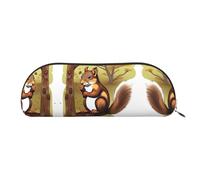 WXXWXD Nut-eating squirrel Portable pencil case convenient for carrying on the go ideal for office use