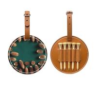 WXXWXD Pine Cone Border Printed Golf Tee Storage Bag - Portable Storage, Easily Organize Tees