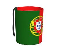 WXXWXD Portuguese Flag Printed Hanging car Trash can-Suitable for All Types of Cars, Keep The car Clean.