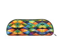 WXXWXD Rainbow Fish Scale Portable pencil case convenient for carrying on the go ideal for office use