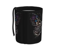 WXXWXD Science Butterfly Printed Hanging car Trash can-Suitable for All Types of Cars, Keep The car Clean.