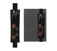 WXXWXD Starry Dandelion Printed elastic pencil holder - Back to school stationery, bookmark gifts for besties, children, and teachers