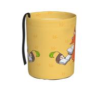 WXXWXD Sunflower Seeds and Foxes Printed Hanging car Trash can-Suitable for All Types of Cars, Keep The car Clean.