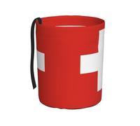 WXXWXD Swiss Flag Printed Hanging car Trash can-Suitable for All Types of Cars, Keep The car Clean.