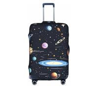 WXXWXD The Solar Family Printed luggage cover, double stitching all around, high elastic material, suitable for travel and business trip