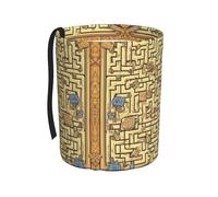 WXXWXD Treasure Maze Printed Hanging car Trash can-Suitable for All Types of Cars, Keep The car Clean.