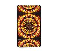 WXXWXD Turning The Flame Printed Portable Shower Towel - 16x28 inches - Ultra-Thin and Quick-Drying, Easy to fold and Does not take up Space