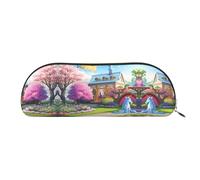 WXXWXD Unicorn Fairy Tale Portable pencil case convenient for carrying on the go ideal for office use