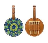 WXXWXD Yin Yang Totem Printed Golf Tee Storage Bag - Portable Storage, Easily Organize Tees