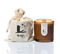 WXY. Big Amber Christmas Candle - Crisp Apple & Winter Lily Spruce