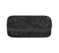 WXYBMDP Abstract Science Chemistry Print Large Capacity Pencil Case Portable Pencil Pouch Bag travel bag Storage bag