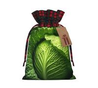 WXYBMDP Bright Cabbage Print Christmas Gifts Bag,Drawstring Bags,Reusable Candy Bags,for Wedding Party Christma