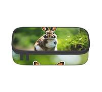 WXYBMDP Bunny Rabbits Print Large Capacity Pencil Case Portable Pencil Pouch Bag travel bag Storage bag
