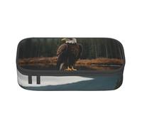 WXYBMDP Flying Eagle Print Large Capacity Pencil Case Portable Pencil Pouch Bag travel bag Storage bag
