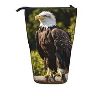 WXYBMDP Flying Eagle Print Telescopic Pencil Bag,Stationery Case,pencil case,Great for Christmas Holiday