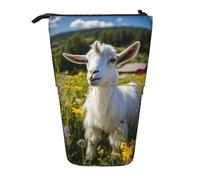 WXYBMDP Goat Print Telescopic Pencil Bag,Stationery Case,pencil case,Great for Christmas Holiday