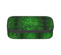 WXYBMDP Merry Christmas1 Print Large Capacity Pencil Case Portable Pencil Pouch Bag travel bag Storage bag