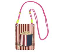 WXYBMDP Popcorn Print Print Small Crossbody Bags for Women Lightweight Phone Bag Purses Adjustable Strap