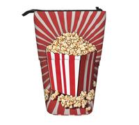 WXYBMDP Popcorn Print Print Telescopic Pencil Bag,Stationery Case,pencil case,Great for Christmas Holiday