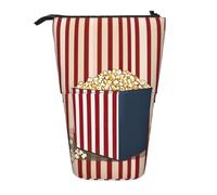 WXYBMDP Popcorn Print Print Telescopic Pencil Bag,Stationery Case,pencil case,Great for Christmas Holiday