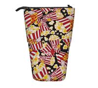 WXYBMDP Popcorn Print Print Telescopic Pencil Bag,Stationery Case,pencil case,Great for Christmas Holiday