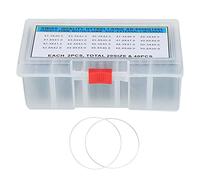 Wxytessellate AR - 6008G15XL O Ring Watch Back Gasket Seals, 40 Sizes Replacement Kit with Storage Box for Watch Repair, Plastic White Gaskets for Water Resistance
