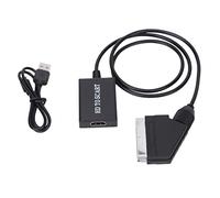 Wxytessellate HD Multimedia Interface to SCART Converter, HD Video Adapter with Plug and Play Support for NTSC PAL Output, HDMI 1.3 Compatible for Old TVs and Projectors