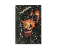 WXYZZB Exquisite Modern Family Photo Album Artwork-Canvas Wall Art Picture Print Brutalist Abstract Sport Poster Boxing Gloves Breaking Glass