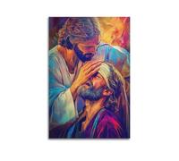 WXYZZB Poster Unframe Canvas Wall Art Prints for Home Decor - Jesus Religion Healing Touch Characters 16x24inch(40x60cm) Picture Unframe Artwork