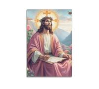 WXYZZB Poster Unframe Canvas Wall Art Prints for Home Decor - Jesus Religion Writing Revelation 16x24inch(40x60cm) Picture Unframe Artwork